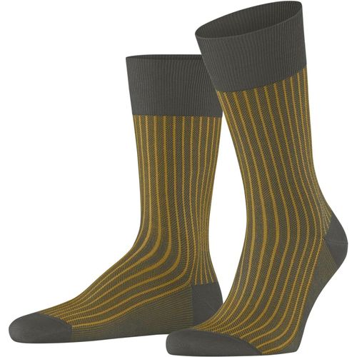 Shiba-Homme Oxford Stripe Chaussettes Respirantes Coton Fines Renforcées Extra-Douces Couture Plate Aux Orteils Motif Fantaisie Él[2270]