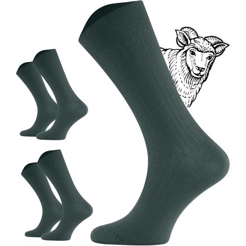 Shiba-Lot De 2 Paires De Chaussettes Diabétiques En Laine Mérinos Sans Élastique Extra Larges Pour Diabétiques Pour Homme Et Femme[2651]