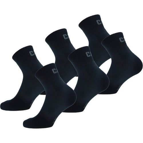 Shiba-Caterpillar Quarter Socks 6 Paires De Chaussettes De Travail Pour Hommes, Hauteur Au-Dessus De La Cheville, Renforcées Aux O[943]