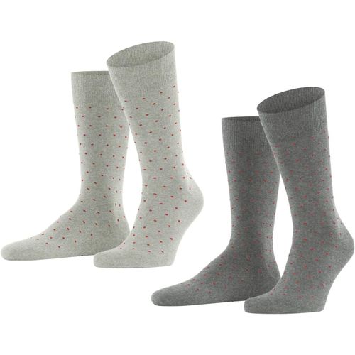 Shiba-Homme Fine Dot 2-Pack Chaussettes Respirantes Durables Biologiques Coton Renforcées Extra-Douces Sur La Peau Couture Plate A[2654]