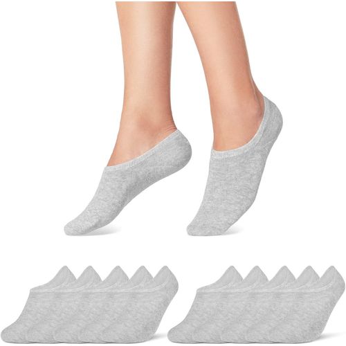 Shiba-Lot De 10 Paires Socquette Femme Homme Chaussettes Basses Invisibles Coton[3345]