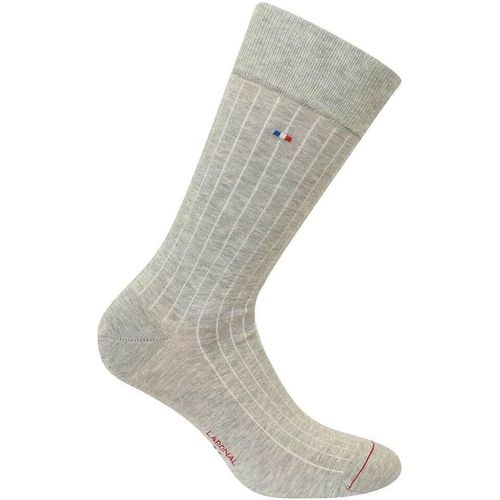 Shiba-. Chaussette. Unie A Côtes En Fils D'écosse, Fil D'écosse Majoritaire. Fabrique En France - Homme. (1 Paire)[968]