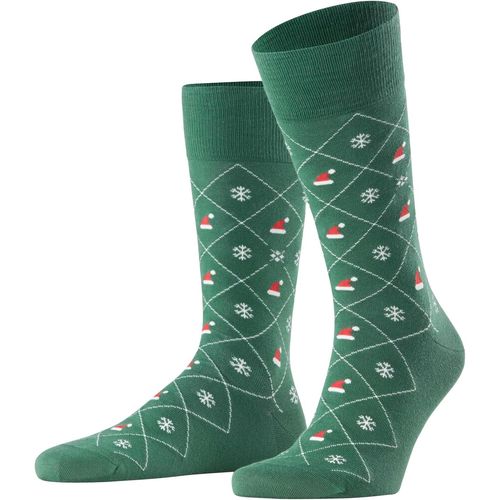 Shiba-Hommes X-Mas Argyle Chaussettes Opaque Coton, Fibre Artificielle[3407]