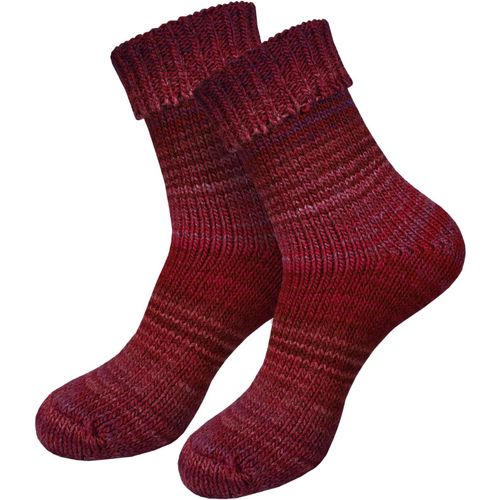 Shiba-Lot De 2 Paires De Chaussettes Norvégiennes Tricotées - Chaussettes D'hiver Chaudes Et Douillettes - Pour Homme Et Femme[4057]