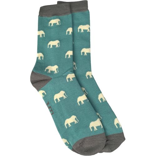 Shiba-Purple Possum® Chaussettes Fantaisie Pour Homme Motif Éléphants En Bambou Mélange De Coton Taille 42-46 Idée Cadeau[4398]