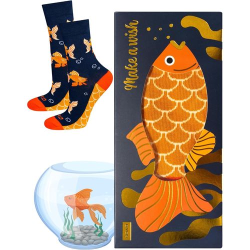 Shiba-Le Pêcheur Chaussettes Femme Drole Cadeau Homme Fantaisie Socquettes Cadeaux 2 Tailles[2681]