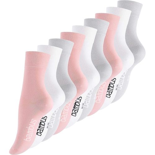 Shiba-Lot De 6 Ou 9 Paires De Chaussettes Bambus - Pointe Remaillée Main - Sans Élastique - Pour Les Hommes Et Les Femmes[3750]