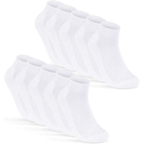 Shiba-Lot De 6 Ou 12 Paires De Chaussettes Basses De Sport Homme & Femme Semelle En Tissu Éponge Coton[1312]