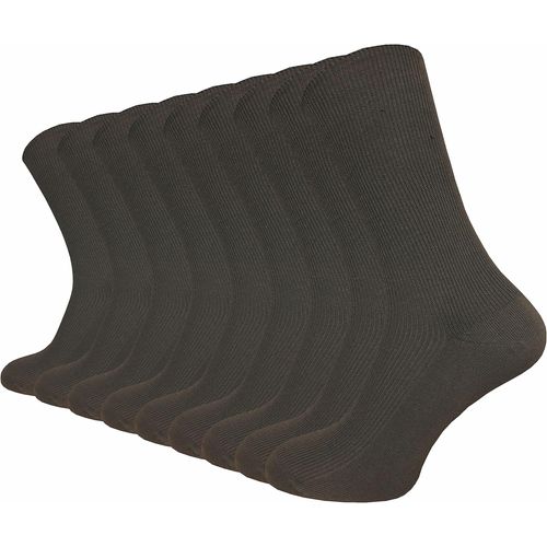 Shiba-Chaussettes Diabétiques Sans Élastique (9 Paires) | Homme & Femme | Sans Couture ¿ Ceinture Extra Large | Santé Veineuse ¿ I[3757]