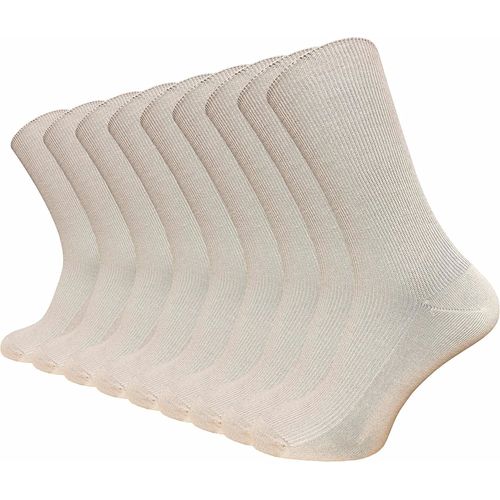 Shiba-Chaussettes Diabétiques Sans Élastique (9 Paires) | Homme & Femme | Sans Couture ¿ Ceinture Extra Large | Santé Veineuse ¿ I[3760]