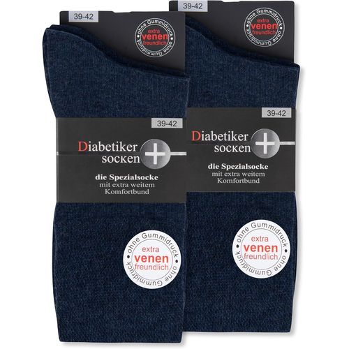 Shiba-Lot De 6 Paires De Chaussettes Diabetiques Homme Femme 97% Coton Sans Elastique & Sans Couture[723]