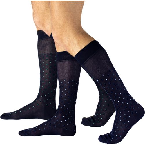 Shiba-Chaussettes Homme, Chaussettes 100% Fil D'écosse, Chaussettes Courtes Et Mi-Hautes, Chaussettes Hautes En Coton, 2 Paires | [3453]