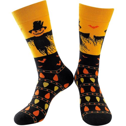 Shiba-Chaussettes D'halloween Amusantes Pour Hommes, Femmes, Adolescents, Garçons Et Filles - Chaussettes Fantaisie Crazy Funky Dr[4140]