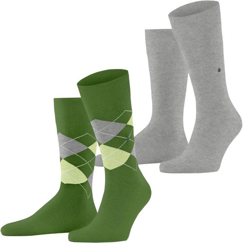 Shiba-Homme Everyday Mix 2-Pack Chaussettes Respirantes Coton Renforcées Résistantes Douces Mix Unies Motif Fantaisie Argyle Pour [734]