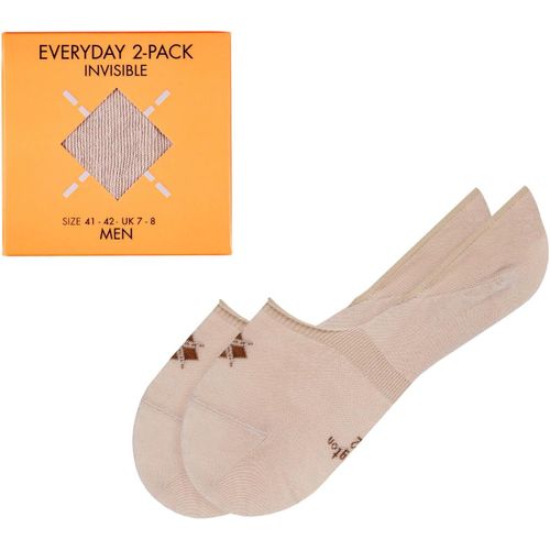 Shiba-Hommes Everyday 2-Pack Box Chaussettes Invisibles Opaque Coton, Fibre Artificielle[1362]