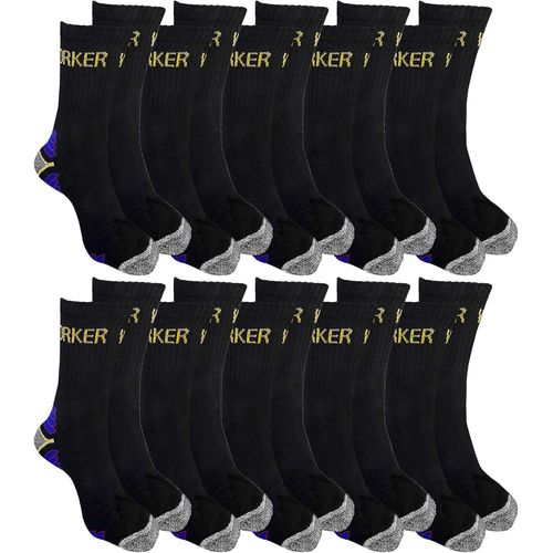 Shiba-3 | 5 Paires De Chaussettes De Travail Pour Homme Renforcées, Antidérapantes Idéales Pour Les Longues Journées De Travail | [1742]