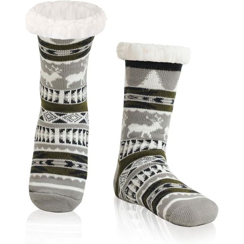 Shiba-Chaussettes Douillettes Pour Homme Antidérapantes Douces Et Confortables Chaussettes D'hiver Épaisses Et Chaudes Cadeaux Pou[2403]