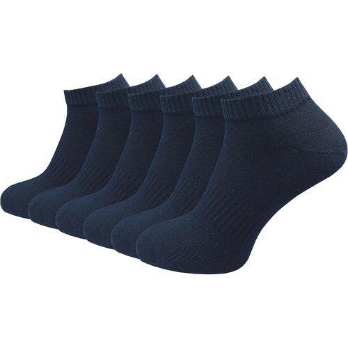 Shiba-Chaussettes Courtes Pour Homme Et Femme (6 Paires) | Chaussettes Quarter Sans Couture | Maintien Sûr Grâce Au Bord Côtelé | [1046]
