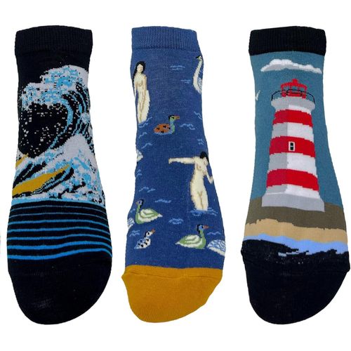 Shiba-Crazy Socks Lot De 3 Paires De Chaussettes Amusantes À Motif Coloré Pour Individualistes Unisexe[4190]