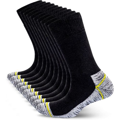Shiba-10 Paires De Chaussettes De Travail Pour Hommes Longues. Chaussettes Hommes. Chaussettes De Travail Durables[1421]