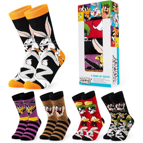Shiba-Chaussette Hommes Fantaisie, 5 Pack Chaussettes Homme Humour, Idée Cadeau Humoristique, Multicolore, Taille 40-45[1082]