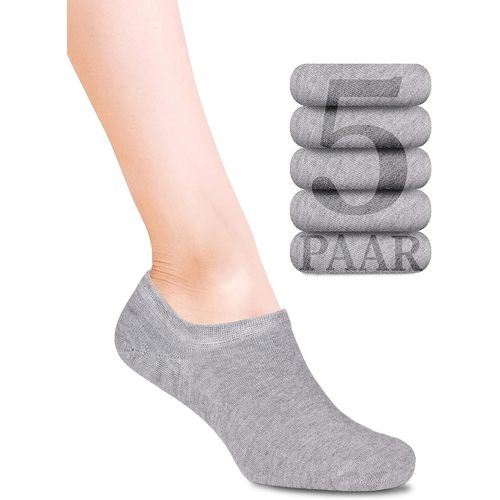 Shiba-Lot De 5 Paires De Chaussettes De Sport Pour Homme Et Femme 35-38, 39-42, 43-46, Pieds En Bambou[3869]