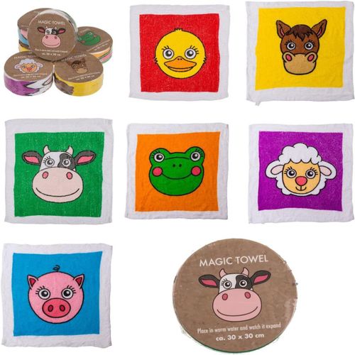 Shiba-Kamaca Lot De 6 Serviettes Magiques - Dimensions : Environ 30 Cm X 30 Cm Avec De Magnifiques Motifs \U2013 100 % Coton (Lot [4