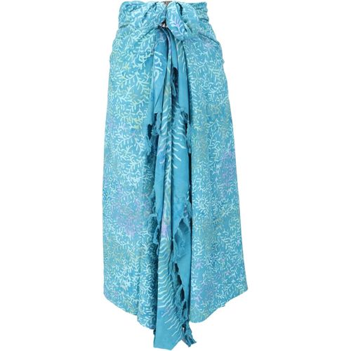 Shiba-Bali Batik Sarong, Tenture Murale, Jupe À Langer, Robe Sarong, Serviette De Plage, Unisexe, Beige, Synthétique, Taille : Tai[8