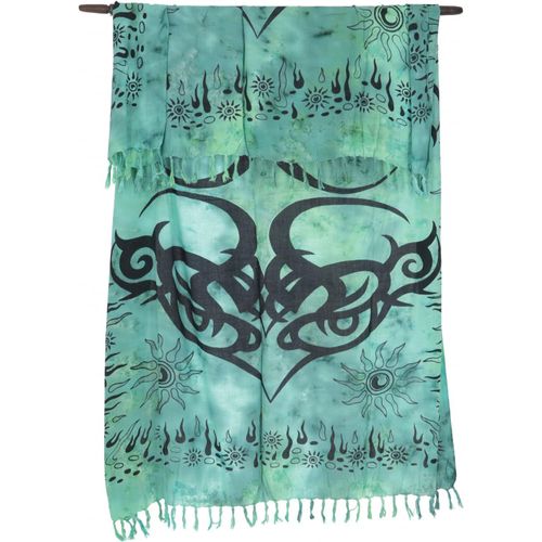 Shiba-Bali Batik Sarong, Tenture Murale, Jupe À Langer, Robe Sarong, Serviette De Plage, Unisexe, Beige, Synthétique, Taille : Tai[8