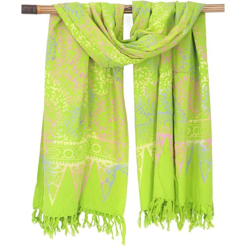 Shiba-Bali Batik Sarong, Tenture Murale, Jupe À Langer, Robe Sarong, Serviette De Plage, Unisexe, Beige, Synthétique, Taille : Tai[8