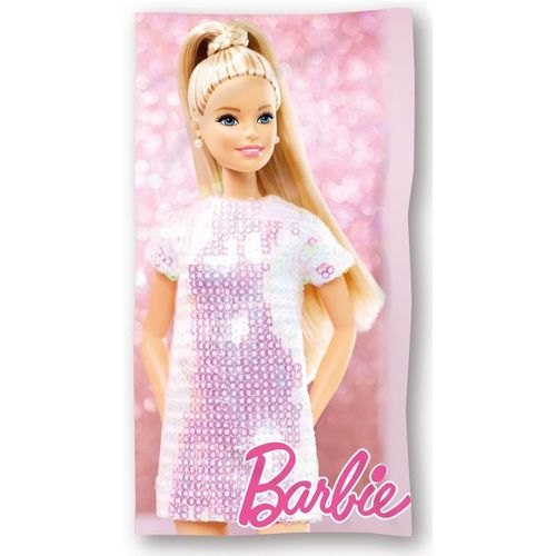 SHIBA-Serviette de plage et piscine en microfibre 140 x 70 cm séchage rapide, ultra doux (pour BARBIE)[2604]