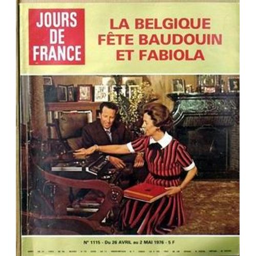 Jours De France N°1115 Du 26-04-1976