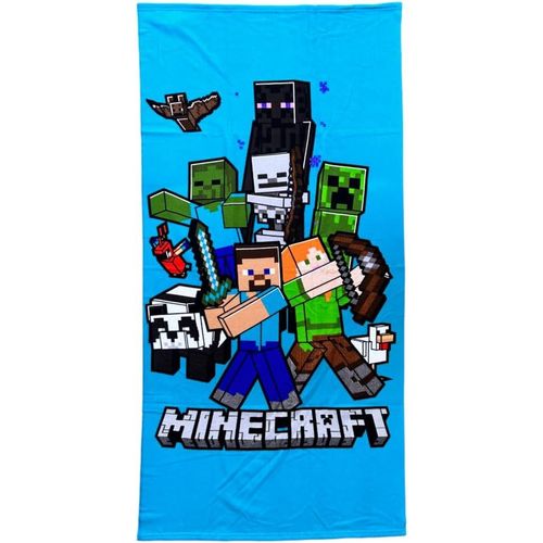 SHIBA-Serviette de plage serviette de plage et piscine en microfibre 140 x 70 cm séchage rapide, ultra doux (pour MINECRAFT)[951]