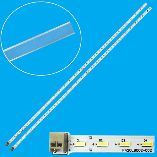 Bande de rétroéclairage LED pour kdl42exfts kdl42ex443 kdl42ex441 F420LB002-002 FOXCONN E253117 2 pcs For 1 TV CHINA