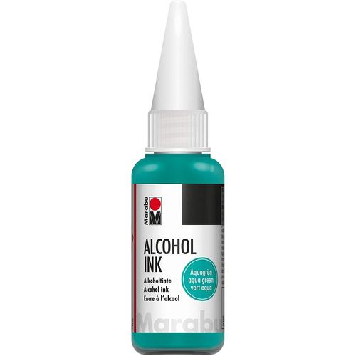 Marabu Encre Permanente Alcohol Ink, Vert D'eau, 20 Ml