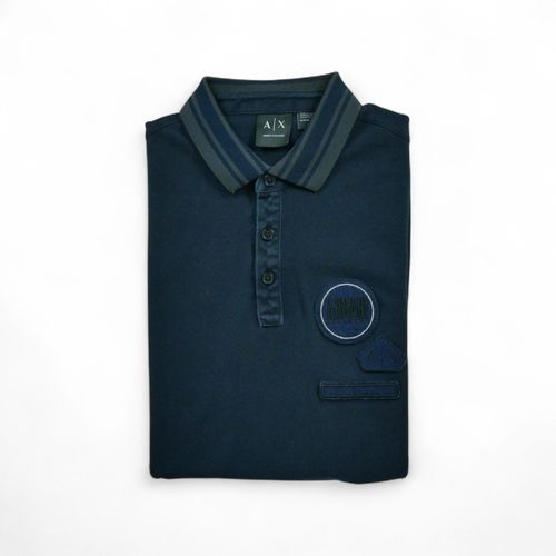 Reconditionné - Polo Manches Courtes Homme Marine - Taille M - Homme - Marine