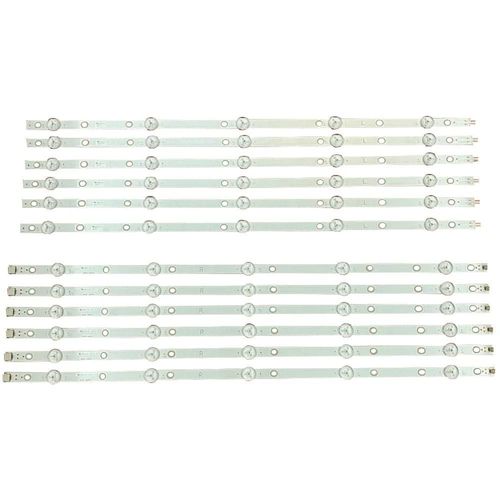 Bande de rétro-éclairage LED, 12 pièces, pour 55PUS6503 55PUS7503 55PUS6162 55PUS6262 55PUS6753 55PUS7303 55PUS6703 LB55073 TPT550U1-QVN05.U