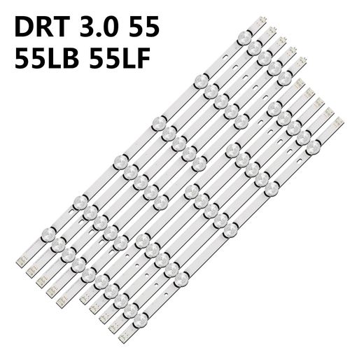 Barre de bande LED pour rétro-éclairage complet, 55LF5610 55LF5800 55LB6300 55LB5900 55LB6500 55LB5600 55LB6200 55LF5600 55LF5850 55LB5550, nouveau Replace 55LB