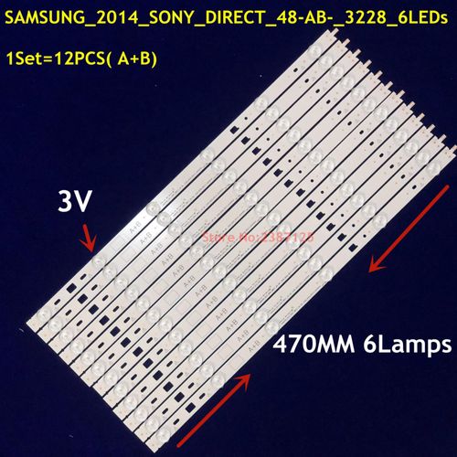 Bande Led Pour Kdl-48wm15b Kdl-48r480b Kdl-48w585b Kdl-48w600b Kdl-48w600b Kdl-48w605b
