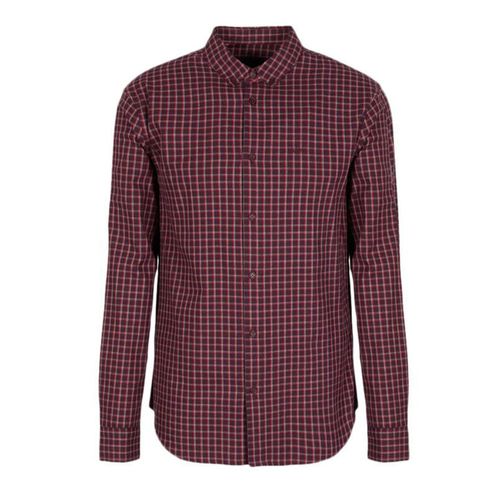 Chemise Manches Longues Armani Exchange Shirt Bordeaux Che Bordeaux