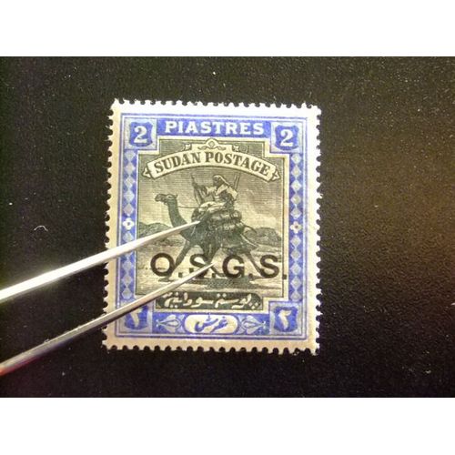 51 Soudan Condominium Soudan 1903 / Le Facteur Sur Un Chameau / Surchargé O.S.G.S. / Yvert S 9 Mh
