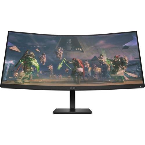 Hp Omen 34c Gaming Monitor - Va, Wqhd, 165hz, Höhenverstellung