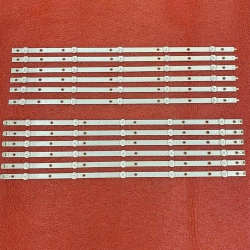 Bande de rétro-éclairage LED, 12 pièces, pour 55PUS6503 55PUS7503 55PUS6162 55PUS6262 55PUS6753 55PUS7303 55PUS6703 LB55073 TPT550U1-QVN05.U Pologne