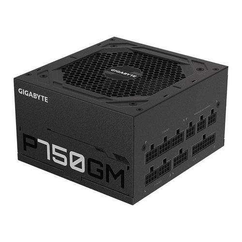 Gigabyte P750GM 750W PFC 120mm ventilateur hydraulique ATX alimentation électrique, Alimentation PC, Noir