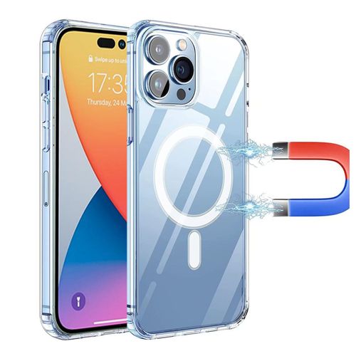 Coque De Protection Pour Apple Iphone 15 5g 6,1 Pouces Transparente Magsafe - Xeptio