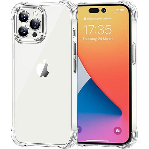 Coque Protection Pour Apple Iphone 15 Plus (Iphone 15+) 5g 6,7 Pouces Souple Transparente Bumper En Gel Tpu Avec Bords Renforcés Xeptio