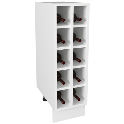 Vcm Casier À Vin Largeur 25 Cm Étagère Étagère De Cuisine Élément Bas Cuisine Esilo