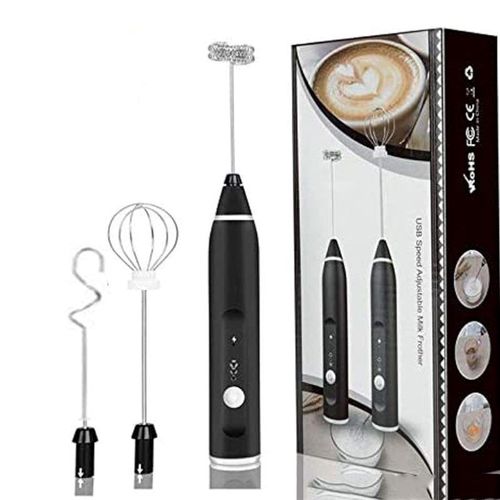 Mousseur à lait électrique rechargeable ¿ Appareil à mousse USB pour lattes, cappuccinos et autres boissons ¿ Outil de cuisine polyvalent