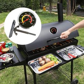 Thermomètre de four en acier inoxydable pour fours électriques et à gaz - Mesure précise de la température avec crochet de suspension