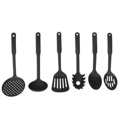 Ensemble D'ustensiles De Cuisine En Nylon De Qualité Supérieure, 6 Pièces ¿ Outils De Cuisine Antiadhésifs Et Durables Pour Les Chefs Amateurs Et Les Professionnels